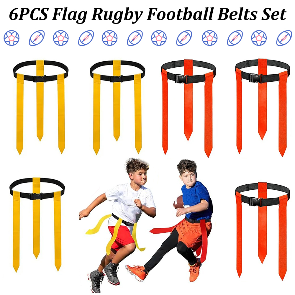 Sports Equipment Kids - Juego de 6 cinturones de fútbol