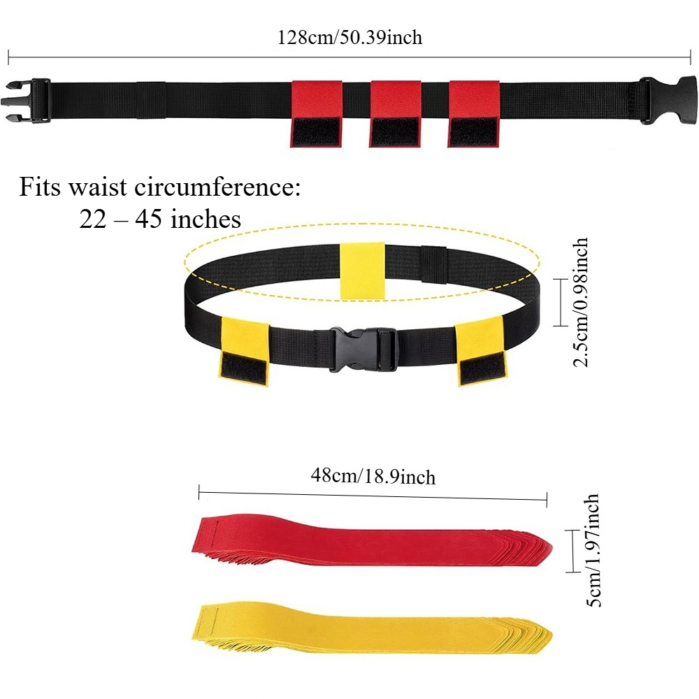 Juego de 6 cinturones de fútbo - Sports Equipment Kids reseña y precio