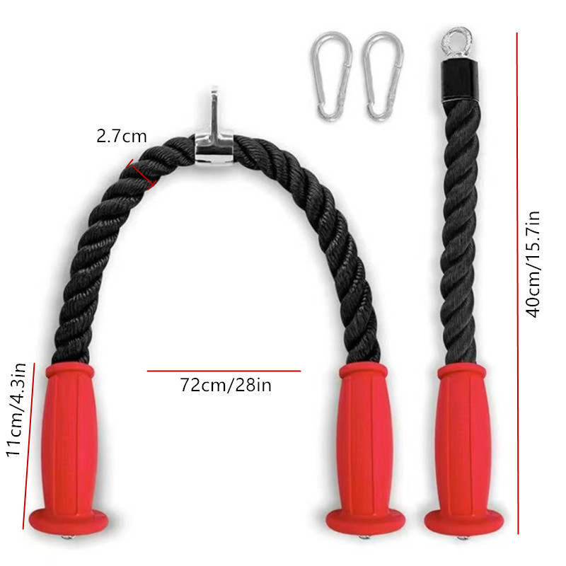 Cuerdas ergonómicas para tríce - Sports Equipment Near Me reseña y precio