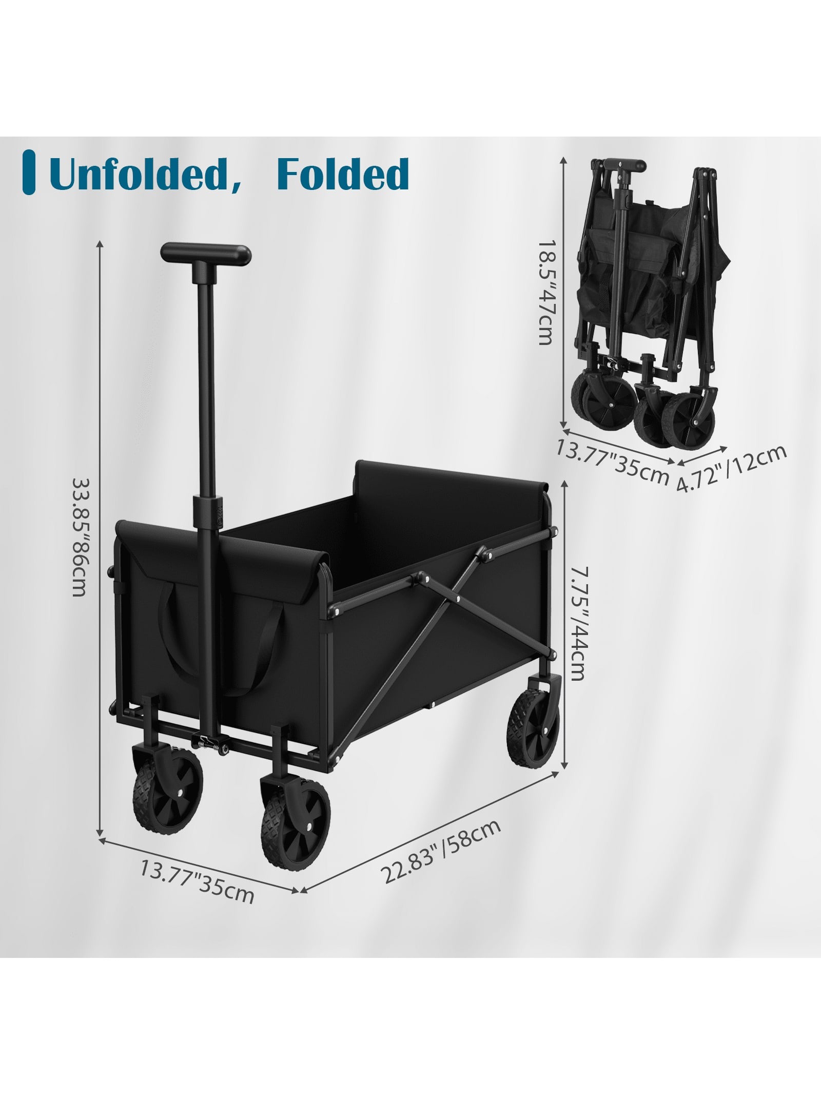 Carrito de Utilidad Plegable y - Sports Equipment Trolley reseña y precio