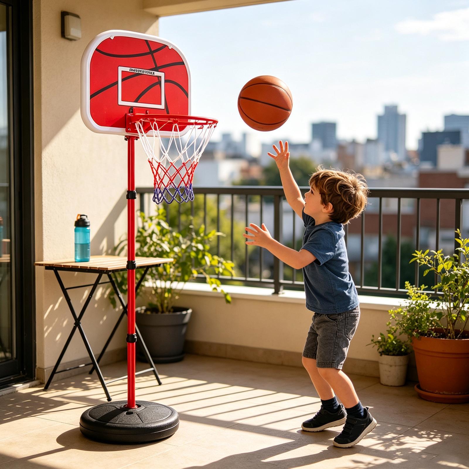 Aro de baloncesto y soporte pa - Sports Equipment Kids reseña y precio