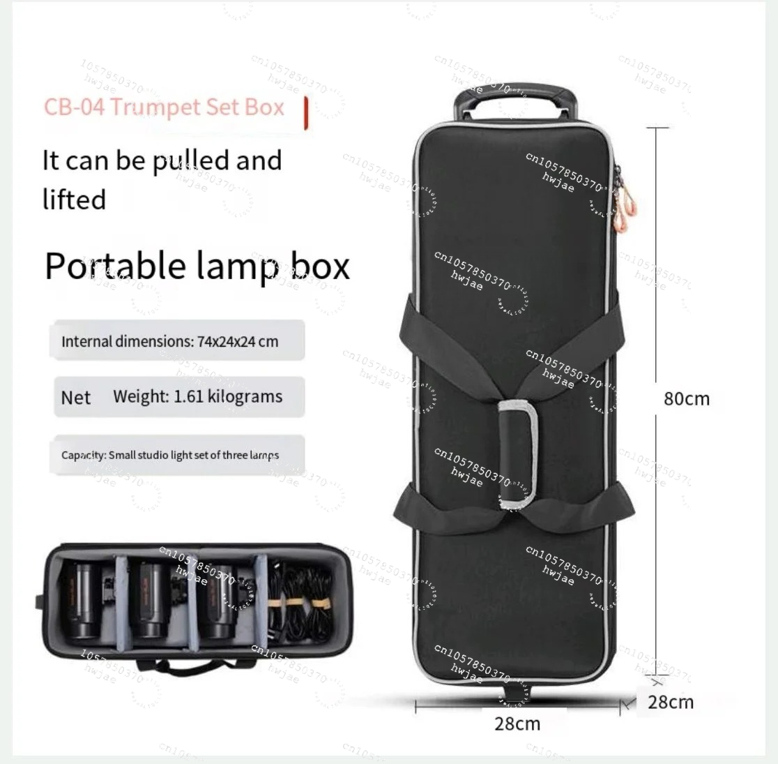 Bolsa de Cámara Godox CB-06 pa - Sports Equipment Trolley reseña y precio