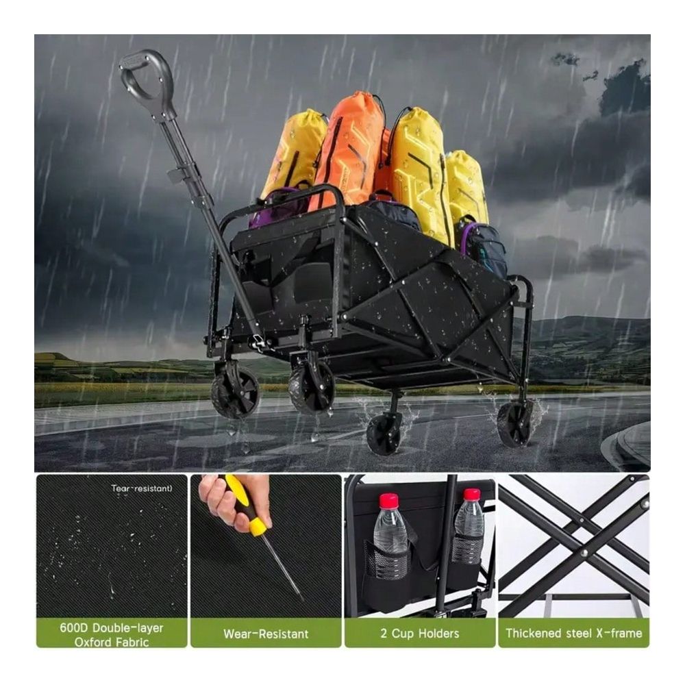 Carro utilitario plegable de a - Sports Equipment Trolley reseña y precio